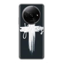 Чехол для Xiaomi Redmi A3x (AlphaPrint) - (Христианские) – Иисус