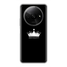 Чохол (Корона на чорному фоні) для Редмі А3х (Біла корона)