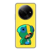 Чехол Бравл Старс для Xiaomi Redmi A3x – Леон (LEON)
