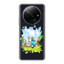 Чохол Майнкрафт на Xiaomi Redmi A3x (AlphaPrint) Minecraft