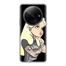 Чехол с печатью для Xiaomi Redmi A3x - (Мода) (AlphaPrint) (Девочка в тату)