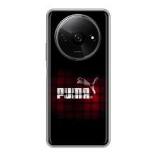 Чохол з Брендами одягу на Редмі А3х – PUMA стиль
