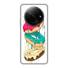 Чехол с изображением  вкусной еды для Xiaomi Redmi A3x – Сочные пончики
