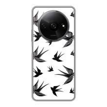 Чохол з пташками на Xiaomi Redmi A3x (VPrint) – Ластівки