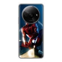 Чехол Супергерой Человека Паука на Xiaomi Redmi A3x – Паук на доме