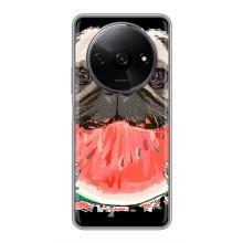 Чехол (ТПУ) Милые собачки для Xiaomi Redmi A3x – Смешной Мопс