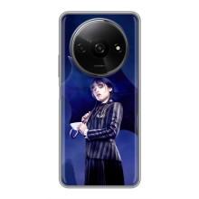 Чехлы Венсдей на Xiaomi Redmi A3x Уэнсдей (AlphaPrint) (Уэнздей с зонтом)