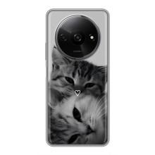 Чехол с рисунком кот на Xiaomi Redmi A3x – Пара котов