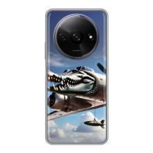 Чехол с мемом Тралалело тралала на Xiaomi Redmi A3x – Бомбардиро крокодило