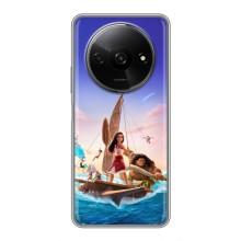 Чехол с мультфильмом Моана Xiaomi Redmi A3x – Моана и Мауи