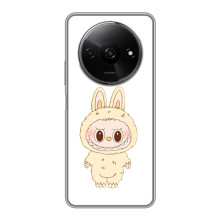 Чехол с принтом Лабубу для Xiaomi Redmi A3x – Бежевый Лабубу