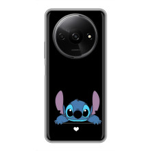 Чехол с принтом Стич на Xiaomi Redmi A3x – Стич на черном