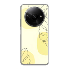 Силиконовый чехол с принтом в цветах на Xiaomi Redmi A3x