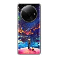 Космические Чехлы для Редми А3икс (VPrint) (Галактический вид)