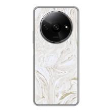 Мраморний чехол на Xiaomi Redmi A3x (VPrint) (Білий мрамор)