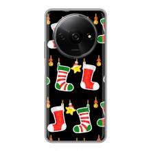 Силіконовий бампер на різдво для Xiaomi Redmi A3x (Різдвяні подарунки)