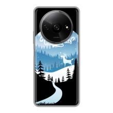 Силіконовий бампер на різдво для Xiaomi Redmi A3x (Різдвяний Олень)