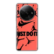 Силіконовый Чохол Nike Air Jordan на Редмі А3х – Just Do It