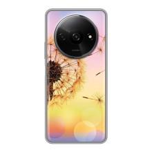 Силиконовый Чехол с одуванчиками на Xiaomi Redmi A3x – Цветок-одуванчик