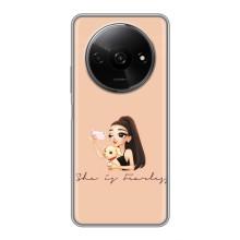 Силіконовый Чохол на Xiaomi Redmi A3x з картинкой Модных девушек (З собакою)