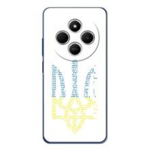 Чехлы для Xiaomi Redmi A4 5G  Укр. Символика (AlphaPrint) (Герб из букв)