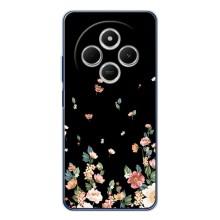 Чехол для Редми A4 5G - с принтом (Дизайнерские) (AlphaPrint) (Маленькие цветы)