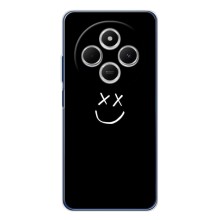Чехол для Редми A4 5G - (AlphaPrint) с печатью (ТОП продаж) (Смайл)