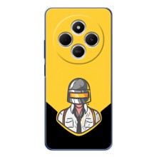 Чехол PUBG для Редми A4 5G (AlphaPrint) (Пабг в шлеме)