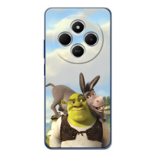 Чохол з мультфільмом Шрек на Xiaomi Redmi A4 5G – Шрек і осел