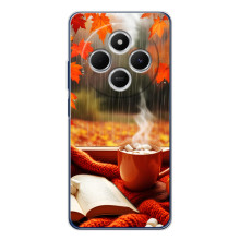 Чохол з унікальним дизайном 'Осінь з кавою' для Xiaomi Redmi A4 5G – Кава і дощ