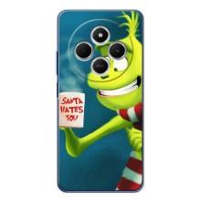 Рождественские Чехлы для Xiaomi Redmi A4 5G (VPrint) (Зеленый Гринч)