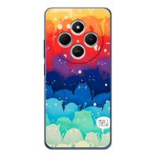 Силиконовый чехол с котиком для Xiaomi Redmi A4 5G – Mew