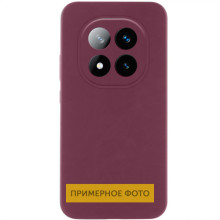 Чехол Silicone Cover Lakshmi Full Camera (AAA) для Xiaomi Redmi A5 / Poco C71 – Бордовый