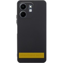 Чехол TPU GETMAN Liquid Silk Full Camera для Xiaomi Redmi A5 / Poco C71 – Черный
