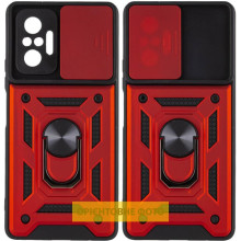 Ударостійкий чохол Camshield Serge Ring для Xiaomi Redmi A5 / Poco C71 – Червоний