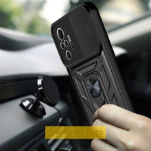 Ударостійкий чохол Camshield Serge Ring для Xiaomi Redmi A5 / Poco C71 – Чорний