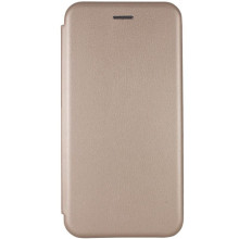 Кожаный чехол-книжка Classy для Xiaomi Redmi A5 / Poco C71 – Золотой