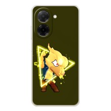 Бампер (ТПУ) с принтом Brawl Stars на Редми А5 (Ворон)