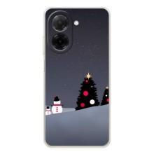 Чехлы на Новый Год Xiaomi Redmi A5 – Снеговички