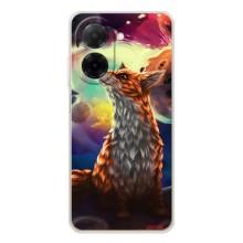 Чехлы с картинкой Лисички для Xiaomi Redmi A5 (VPrint) (Лисица в космосе)