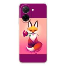 Чехлы с картинкой Лисички для Xiaomi Redmi A5 (VPrint) (Лисичка с розочкой)