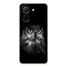 Чехлы с принтом СОВЫ для Xiaomi Redmi A5 – Сова на чёрном