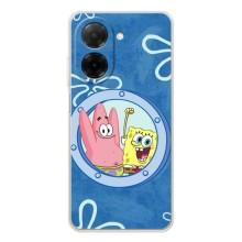 Чехол Губка Боб для Редми А5 (В иллюминаторе)