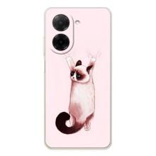 Чехол на Редми А5 с Котами (VPrint) (Котик падает)