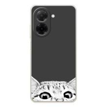 Чехол на Редми А5 с Котами (VPrint) (Выглядывает кот)