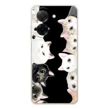 Чехол на Редми А5 с Котами (VPrint) (Взгляд котов)