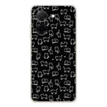 Чехол на тематику: Коты для Xiaomi Redmi A5 – Котики на черном