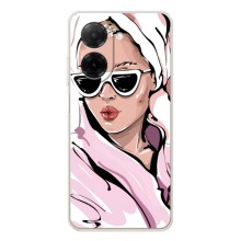 Чехол с картинкой Модные Девчонки Xiaomi Redmi A5 (Девушка в халате)