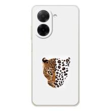 Чехол с леопардовым принтом на Xiaomi Redmi A5 – Леопард на белом