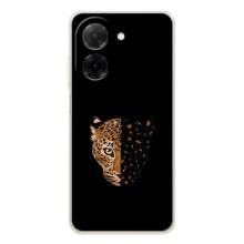Чехол с леопардовым принтом на Xiaomi Redmi A5 – Леопард на черном